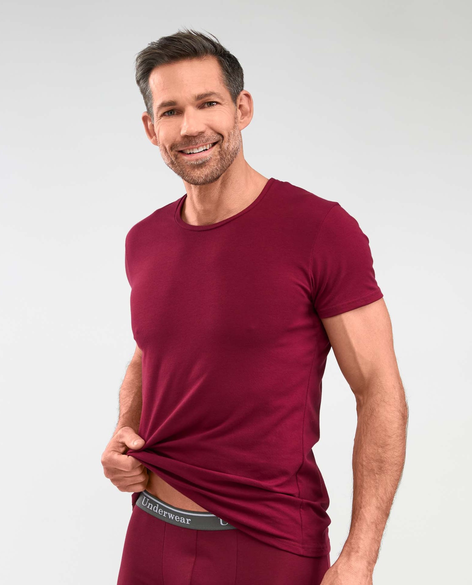 Zweierpack Shirts mit Rundhalsausschnitt