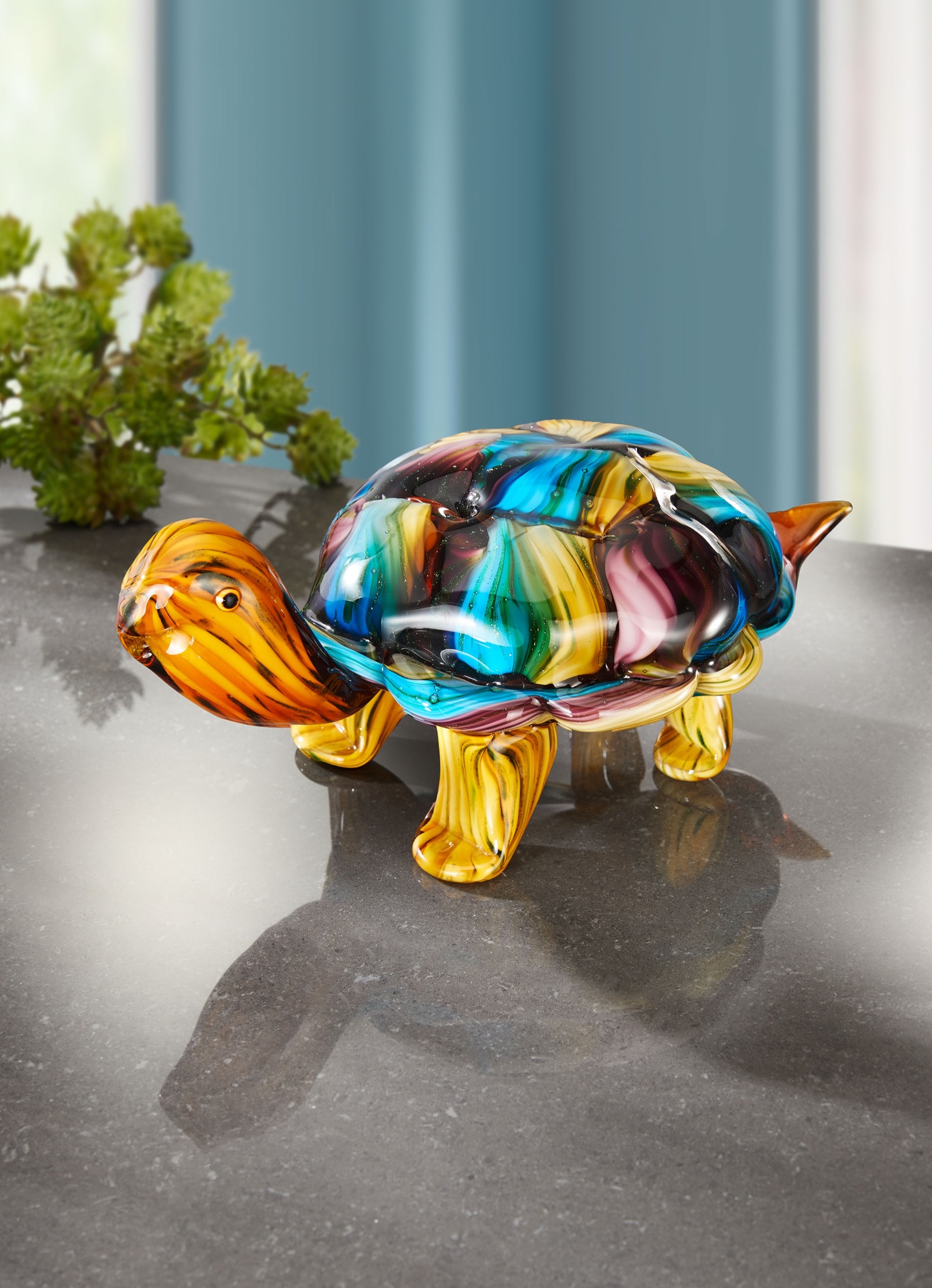 Glas-Figur Schildkröte