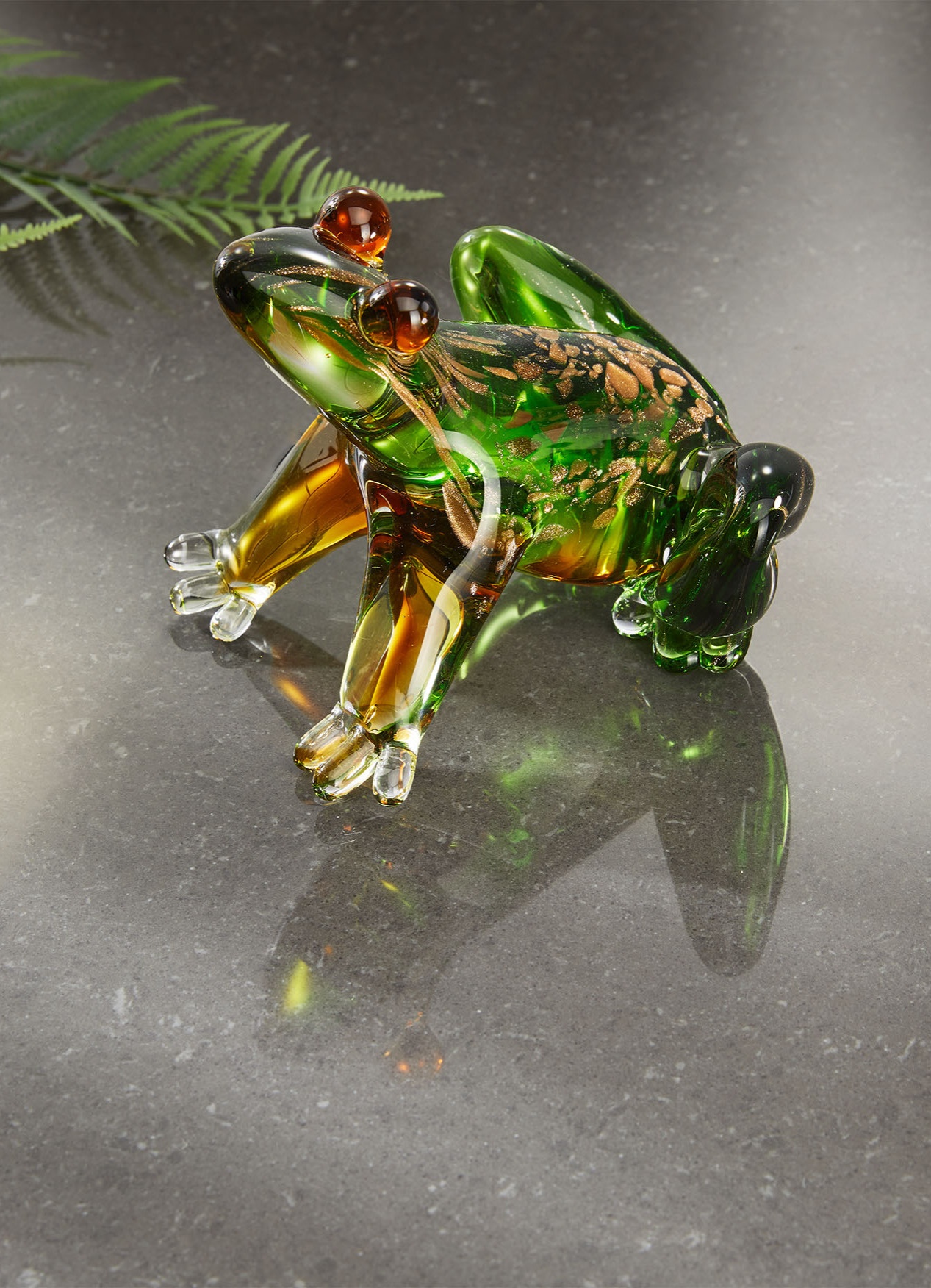 Glas-Figur „Frosch“