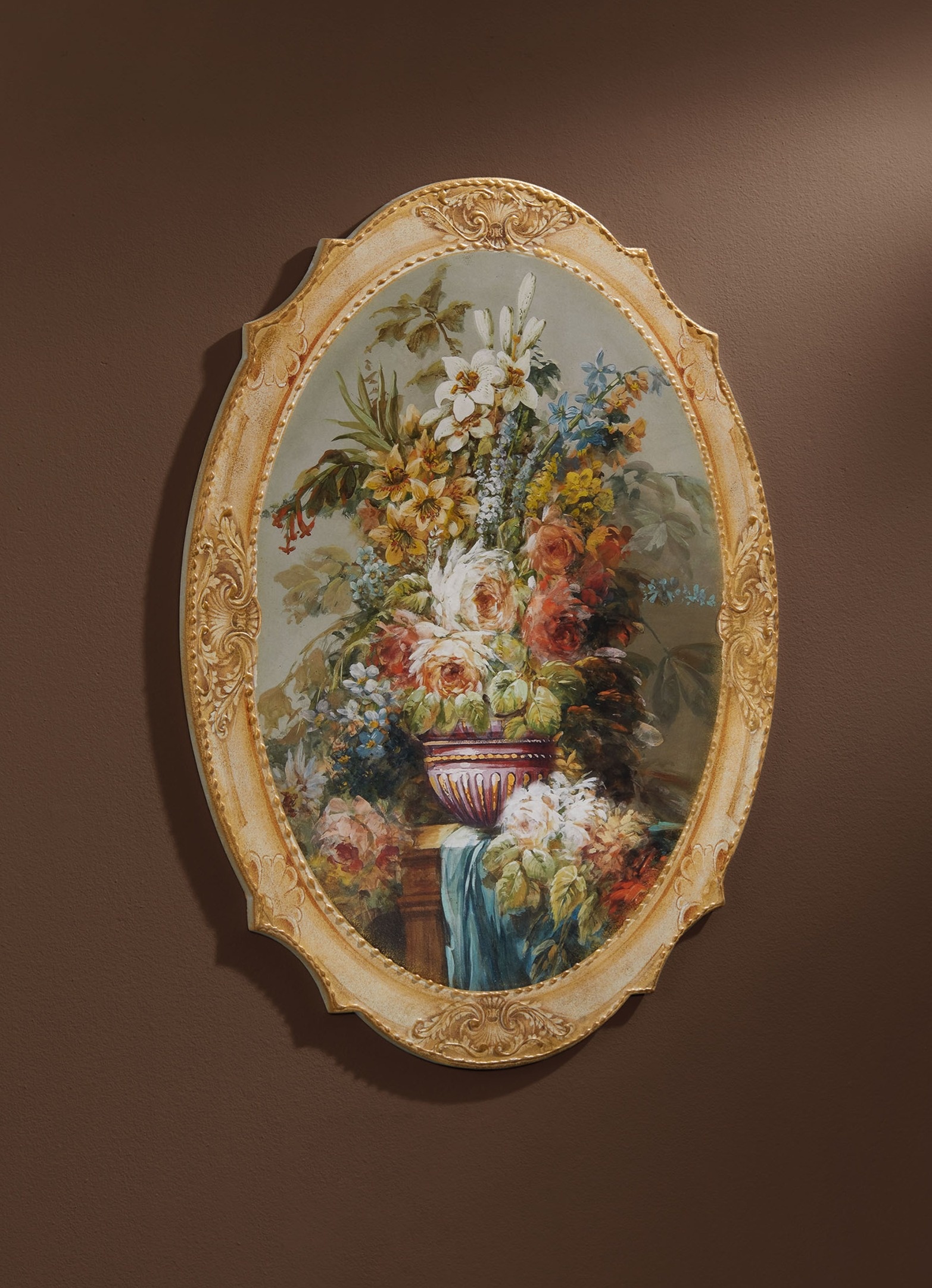 Wandbild mit Blumenstrauß