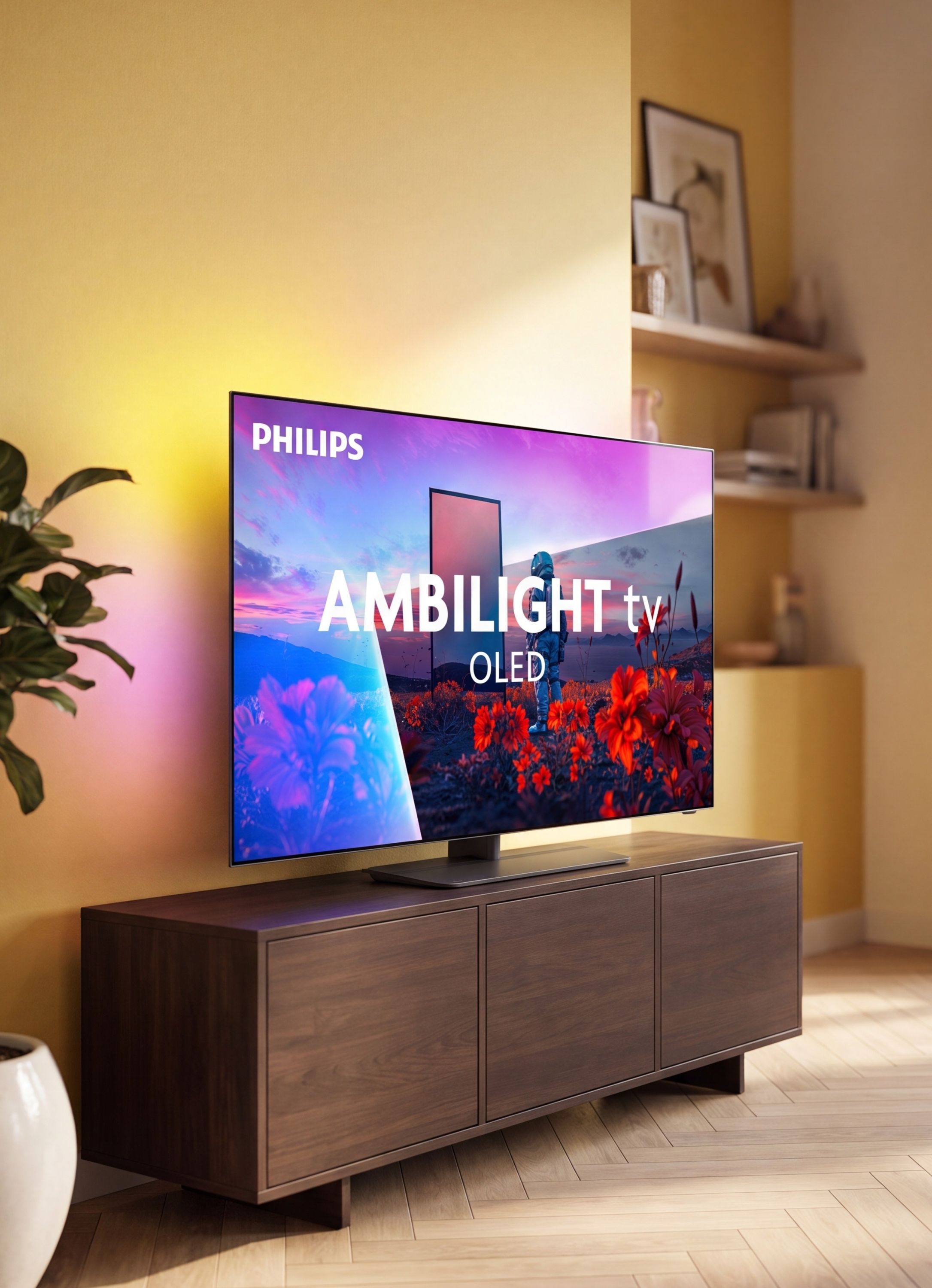 „Philips“ OLED811/12 rahmenloser 4K Ultra-HD OLED Ambilight-TV