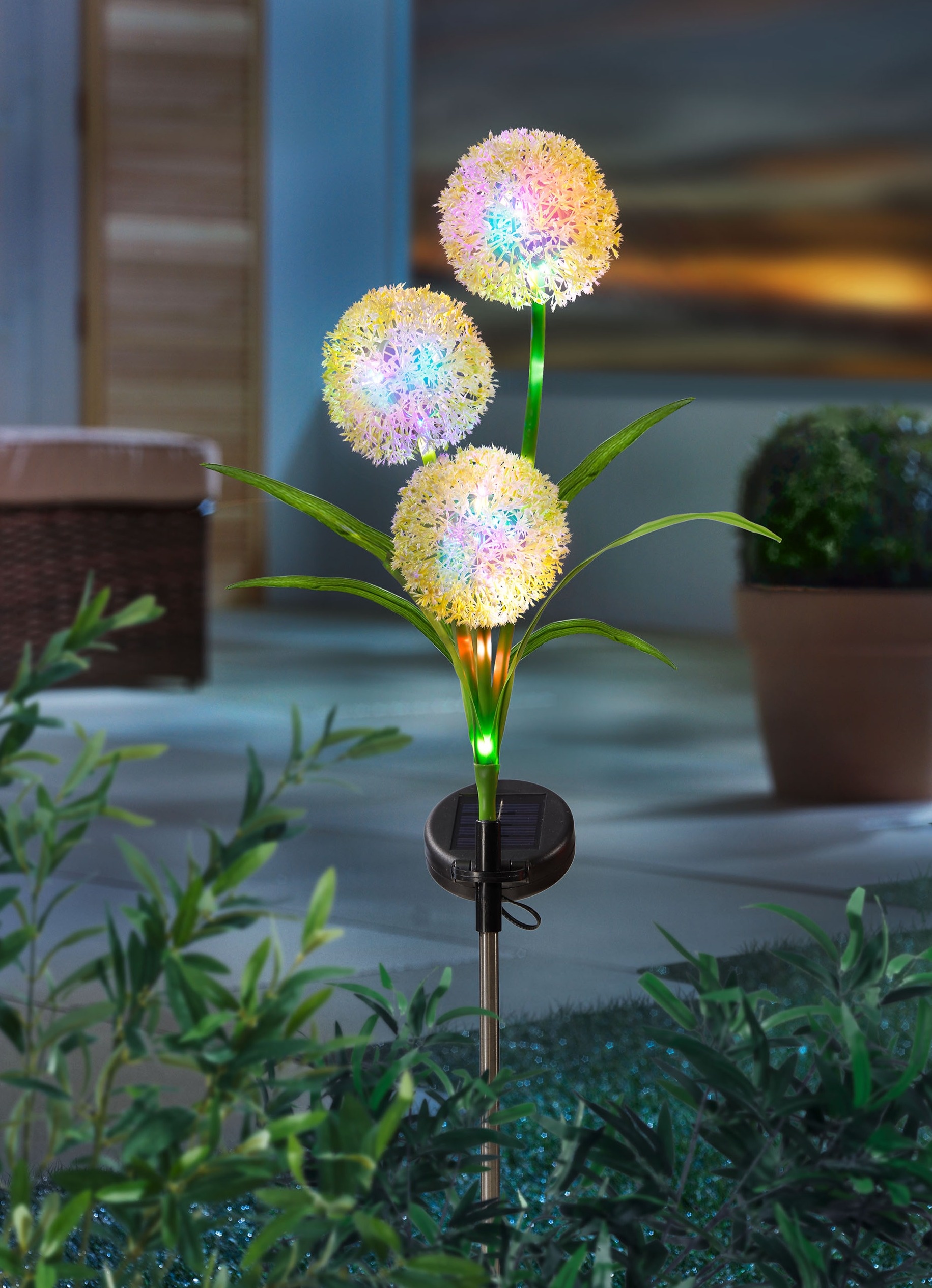 Solar-LED-Kugelblüte