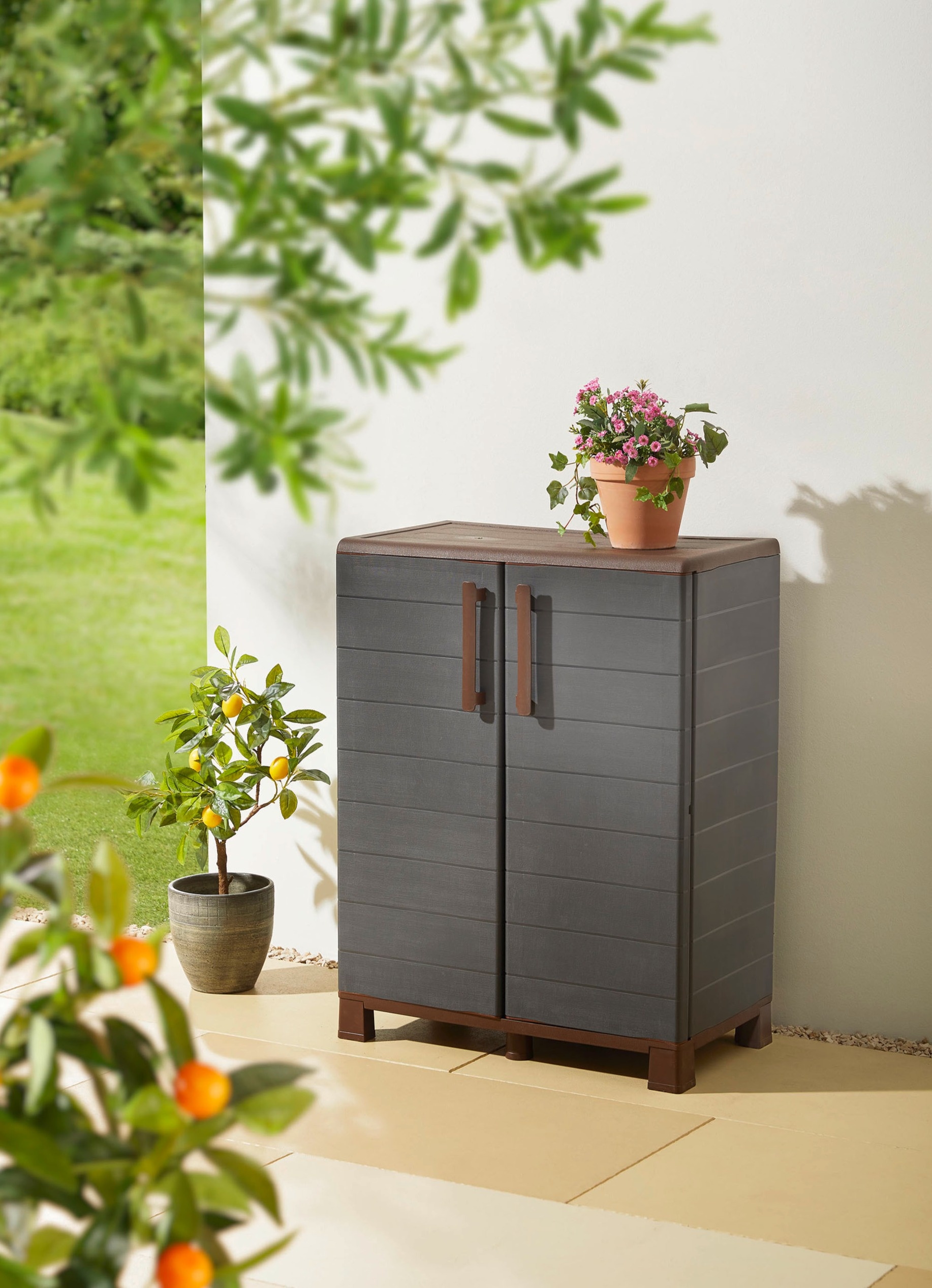 Gartenschrank „Portofino Night“, 2-türig
