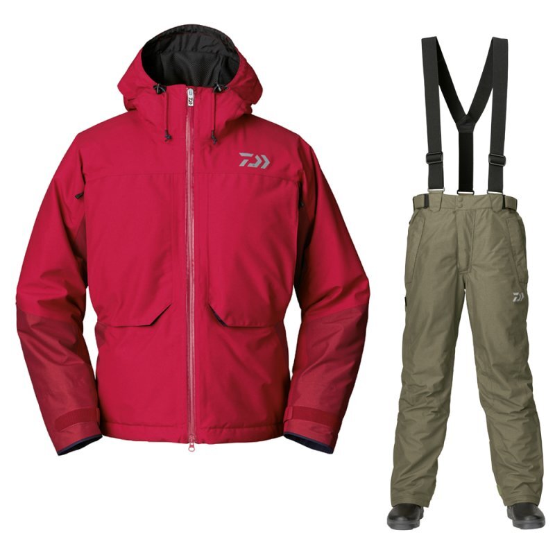 Daiwa GT Goretex Winter Suit Red Gr. XXXL Thermoanzug Winteranzug Angelanzug