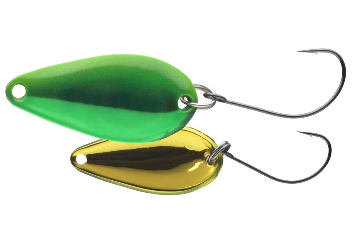 Daiwa Presso LMN 2,4 cm 1,9g green gold yamame Blinker