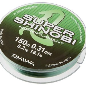 Daiwa Super Shinobi 3000m 0.16mm 2,5kgMonofile Schnur Daiwa Super Shinobi 3000m 0.16mm 2,5kgMonofile Schnur