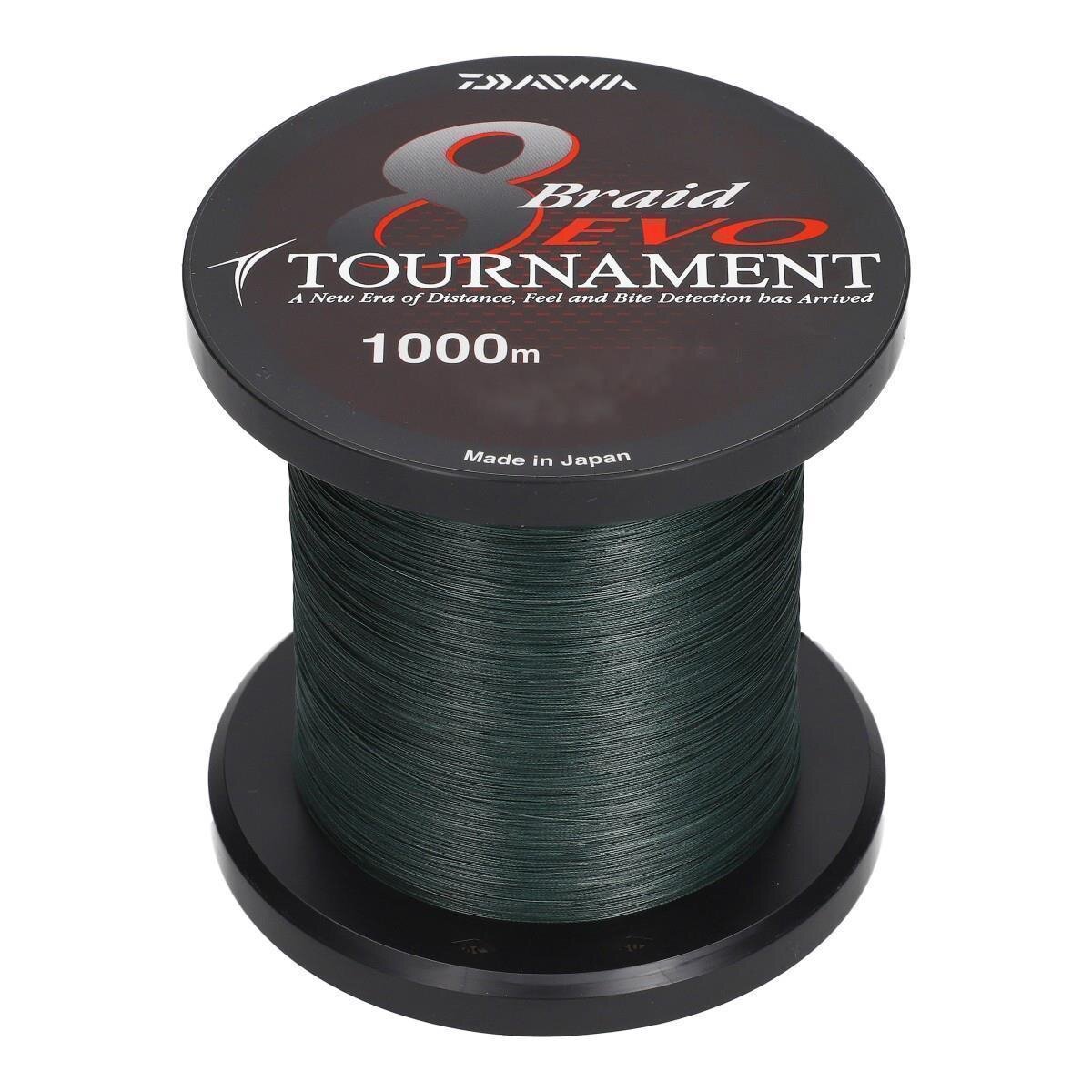 Daiwa Tournament 8 Braid EVO 0.08mm 4,9kg 1000m dg Geflochtene Schnur