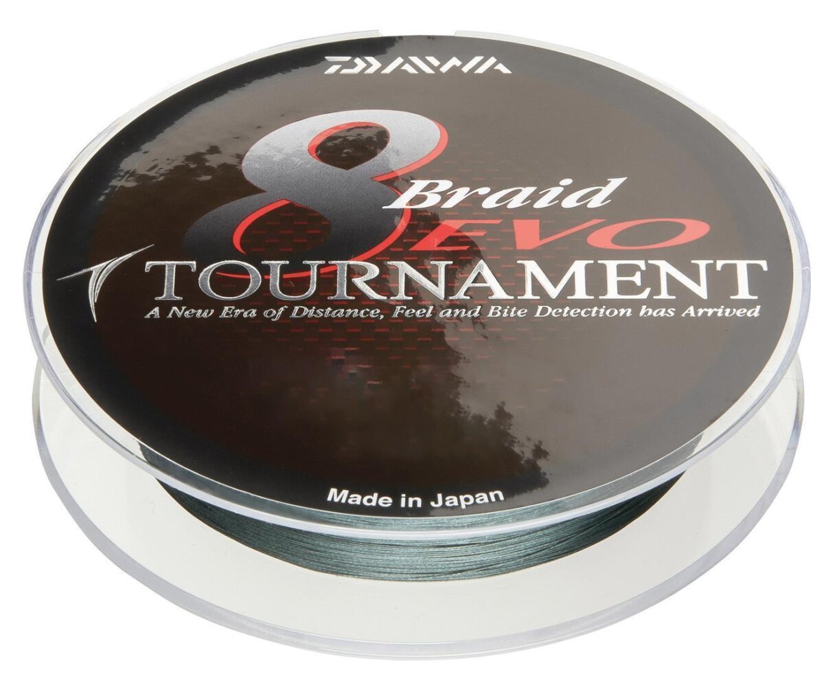Daiwa Tournament 8 Braid EVO 0.45mm 42,3kg 300m dg Geflochtene Schnur