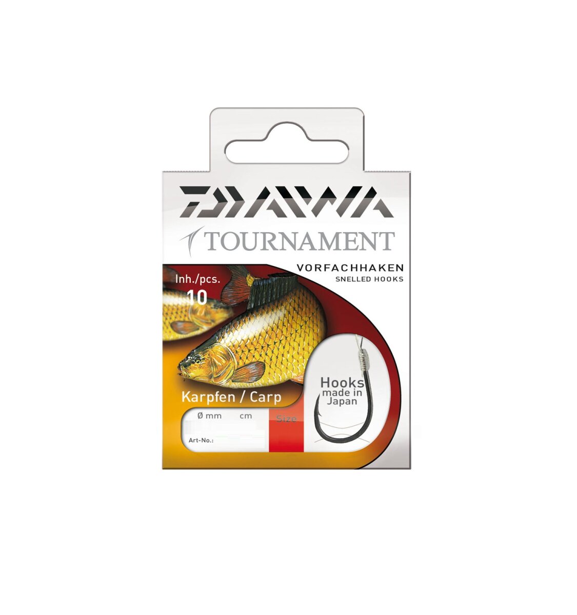 Daiwa TOURNAMENT Karpfenhaken Gr.1/0