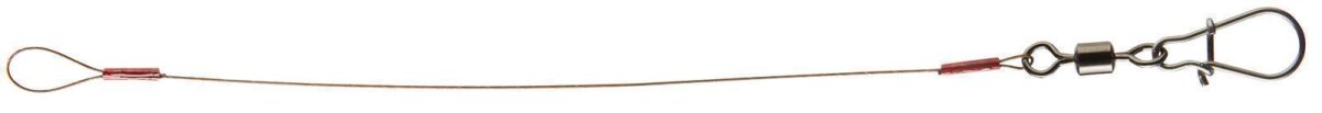 Daiwa Tournament Stahldraht W-Snap 20cm 5kg 2STK. Stahlvorfächer
