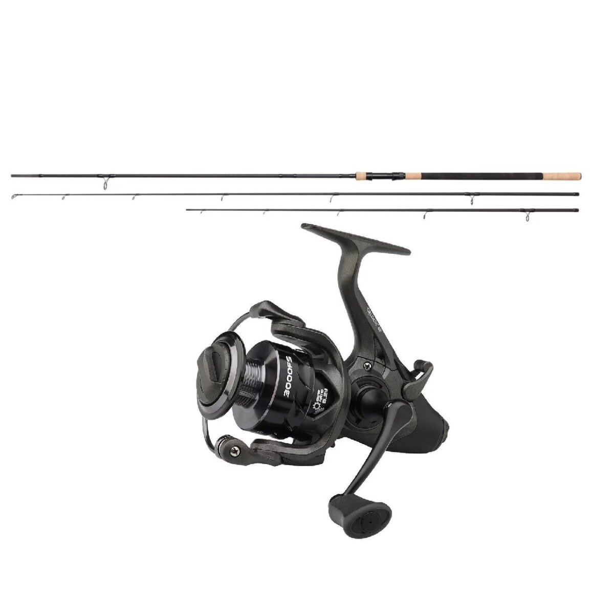 DAM Deadbaitcombo 3,60m 2lbs + 4000FS Freilaufrolle Hechtcombo Köderfischrute