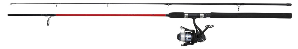 DAM Fighter Pro Spin 2,40m / 10-20g + 30FD Spinncombo Spinnrute + Rolle + Schnur