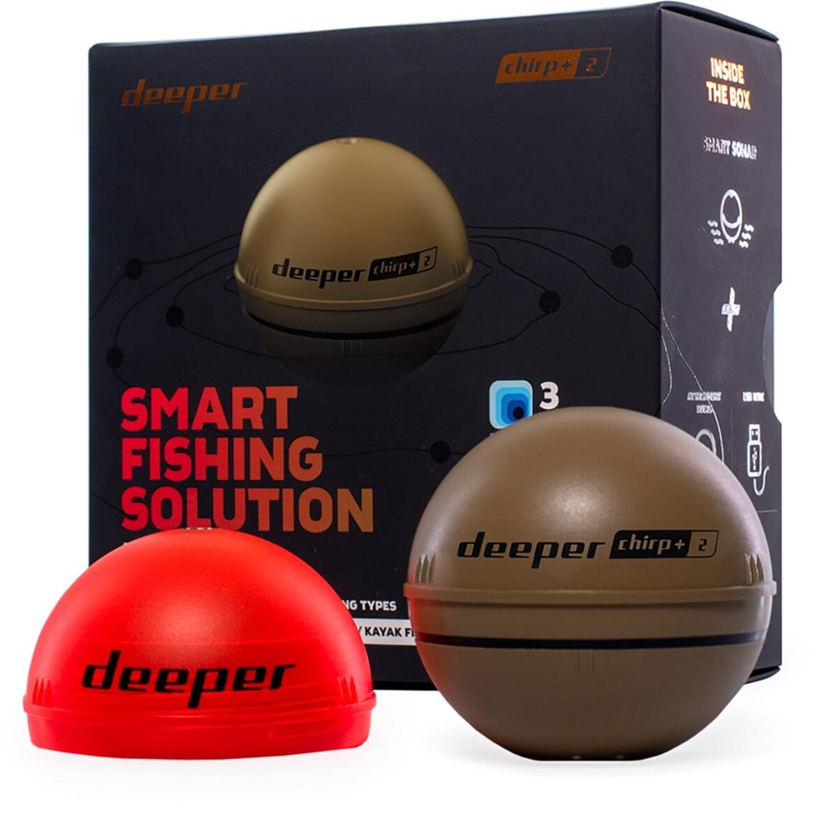 Deeper Smart Sonar Chirp+ 2.0 Echolot Wurfecholot