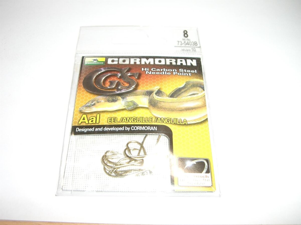 Cormoran CGS Aalhaken Gr. 6 ungebundene Haken 10Stück