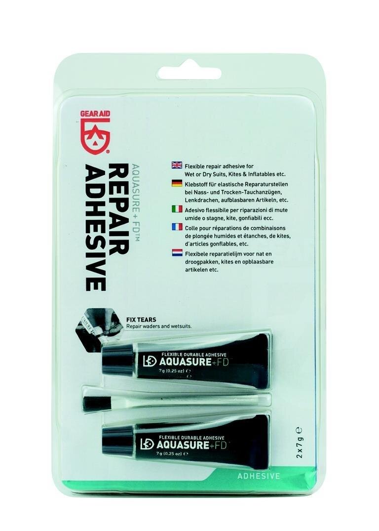 GEAR AID Aquasure Repair Adhesive  2x7g Wathosen Reparaturset
