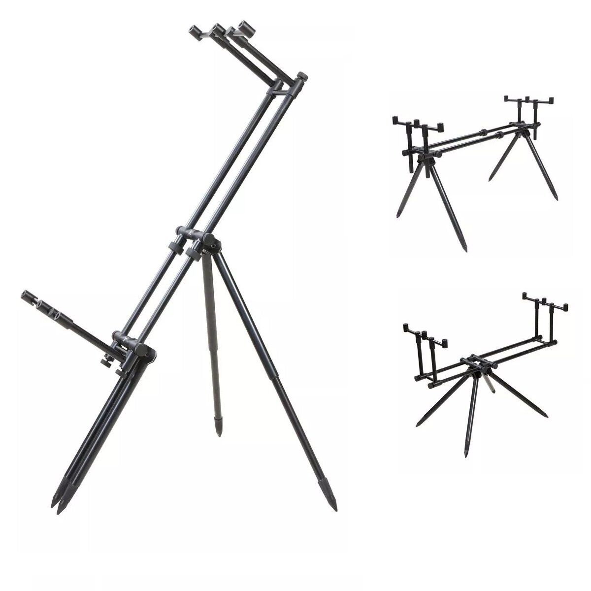 James Cook Mechanism Rod Pod 3er Rutenständer mit Tasche