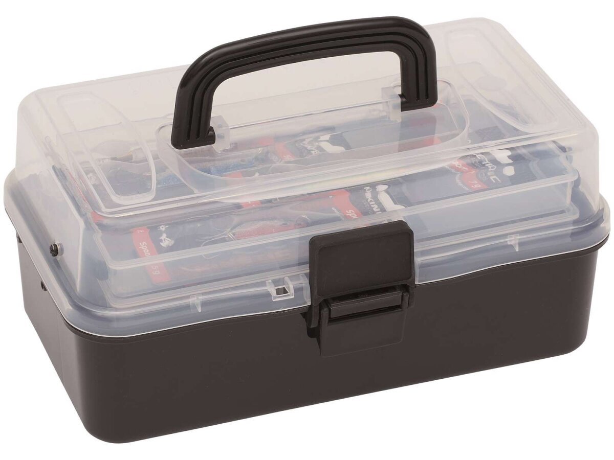 Kinetic Angelbox Big Kit – Freshwater Angelkoffer Angelset Kleinteilebox zum Angeln