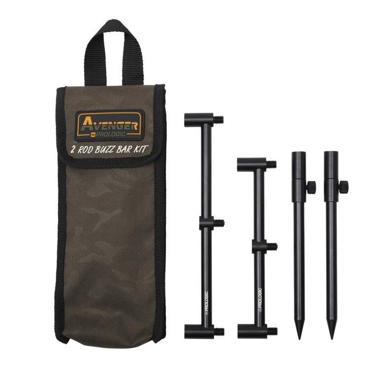 Prologic AVENGER BUZZ BAR KIT & CARRYCASE 2 ROD 20-34CM 0.277KG Sale