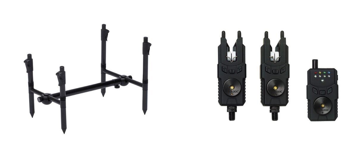 Prologic Bundle Custom SMX MKII 2+1 Bissanzeigerset + K1 Low Profile 2 Rod Pod