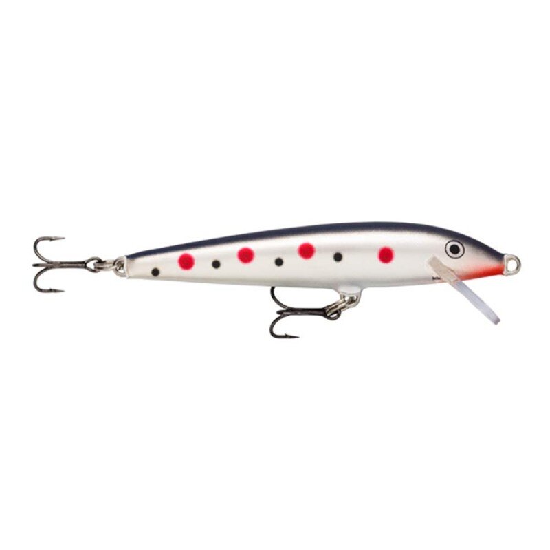 Rapala Floating Wobbler 9cm Spotted Silver Blue