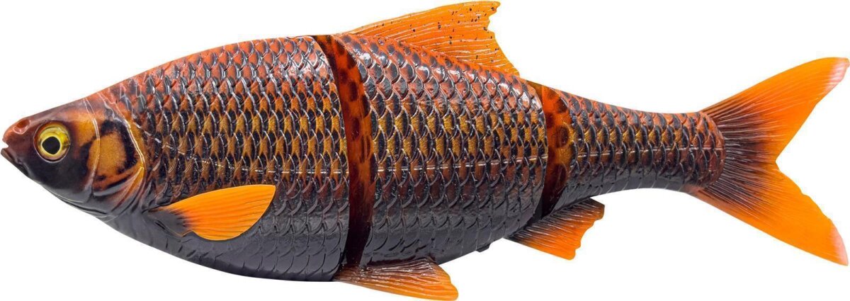 Savage Gear 3D Line Thru Roach 18 cm 86 g Sinking Black Orange