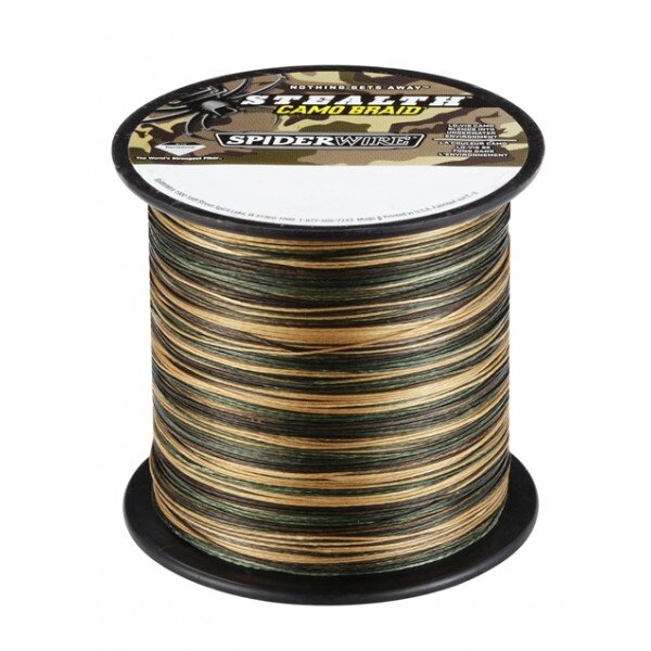 Spiderwire Stealth Camo Braid Geflochtene Schnur 0,10mm 6,2Kg 1800m