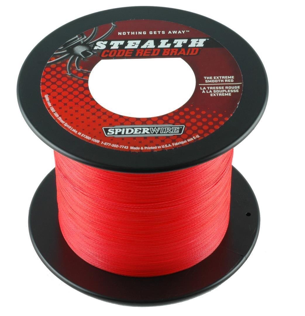 Spiderwire STEALTH CODE RED 0,14mm 9,77Kg 1800m geflochtene Schnur