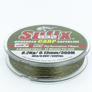 Sufix 832 Advanced Superline 0,13mm 8,2Kg 300m GORE Geflochtene Schnur