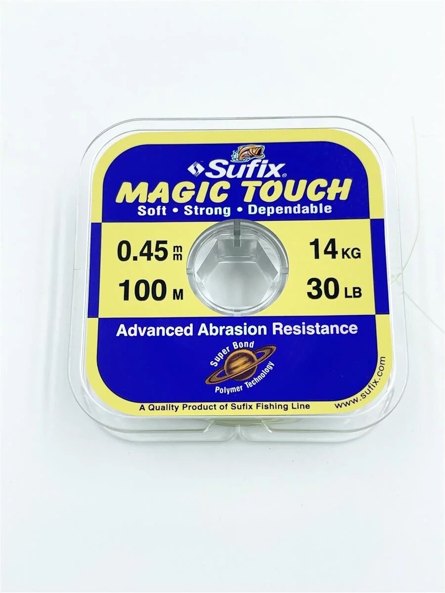 Sufix Magic Touch Schnur 0,45mm / 14,00Kg - 100m Vorfachschnur