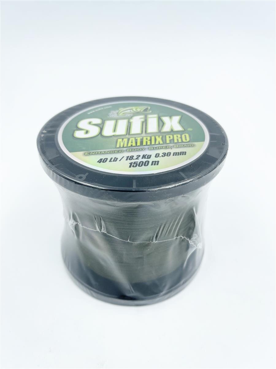 Sufix Matrix Pro 0,30mm 18,2Kg 1500m Green Geflochtene Schnur