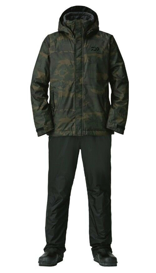 Daiwa Rainmax Winter Suit DW-35008 Winteranzug Green Camo Thermoanzug Thermal