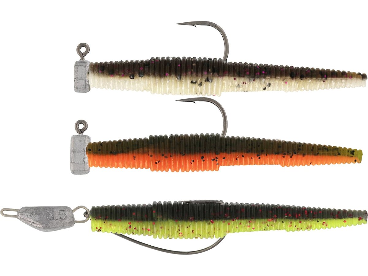 Westin NED WORM SLIM R ‚N R 5.5CM 1G/2G/3.5G DARK WATER MIX 3PCS