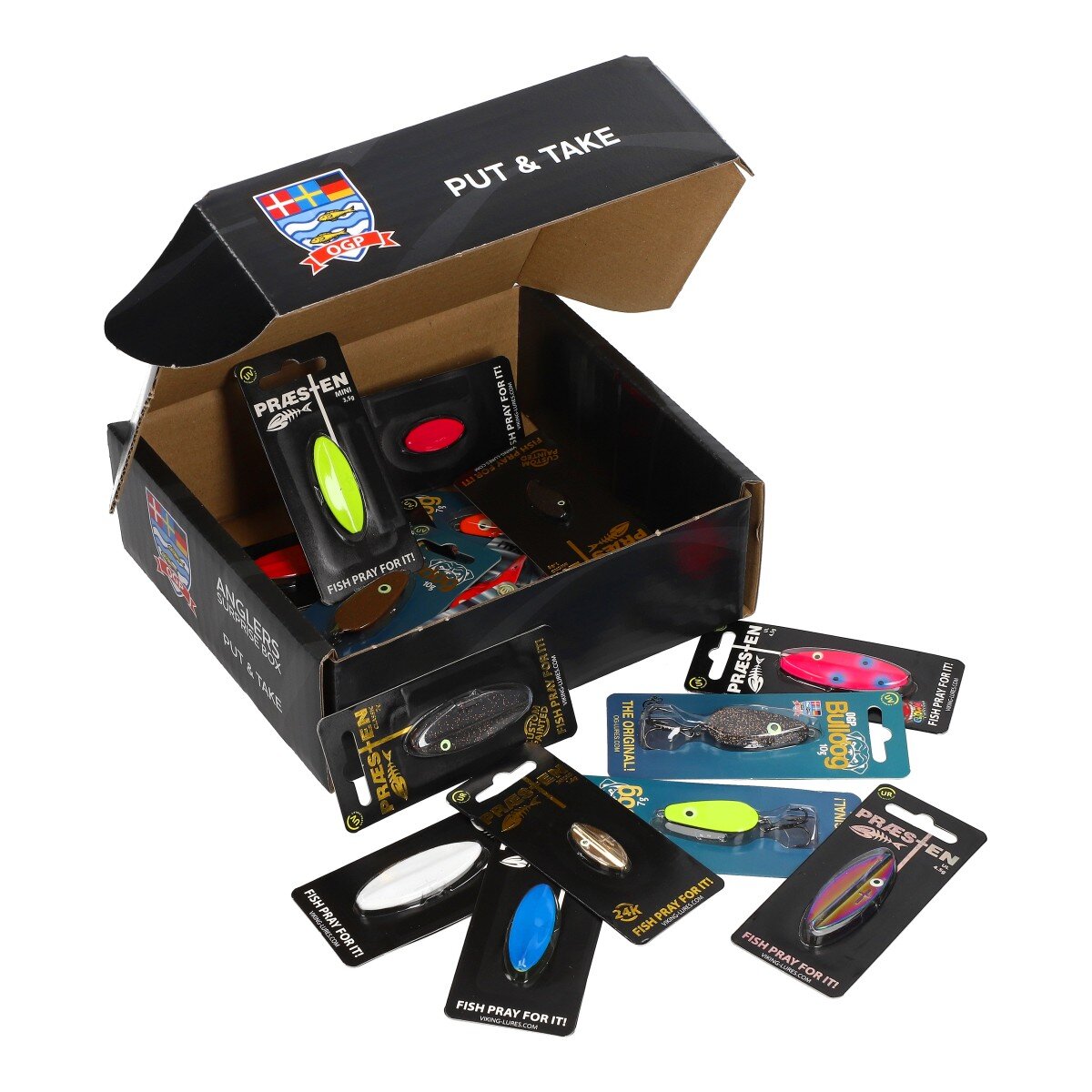 Westin OGP P&T ANGLERS SURPRISE BOX MIX COLOUR & WEIGHT 18PCS Kunstködersortiment Angelset zum Angeln