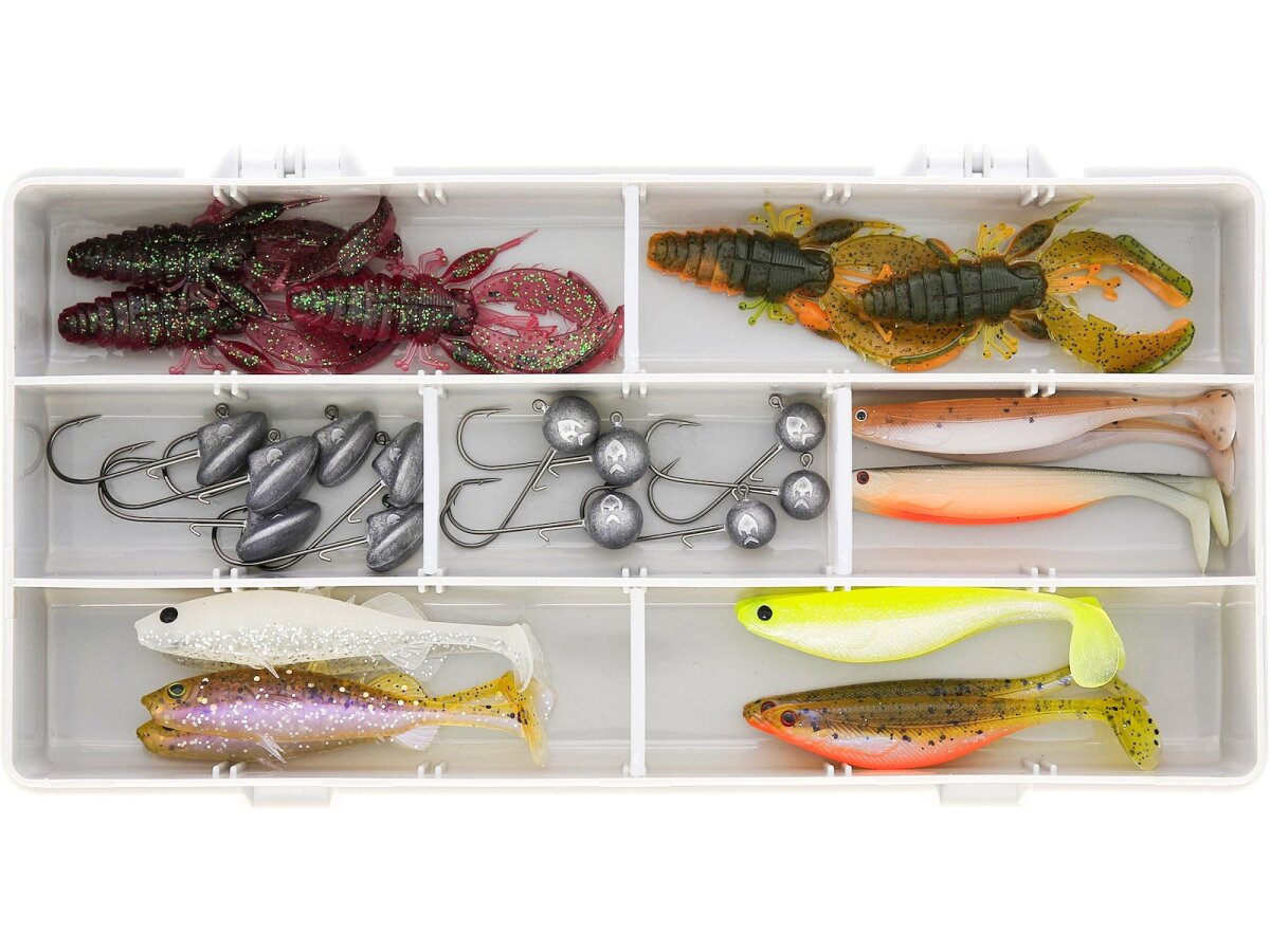 Westin PERCH BOX JIGGING 30PCS Gummiköder Raubfischangeln Kunstköder Bundle